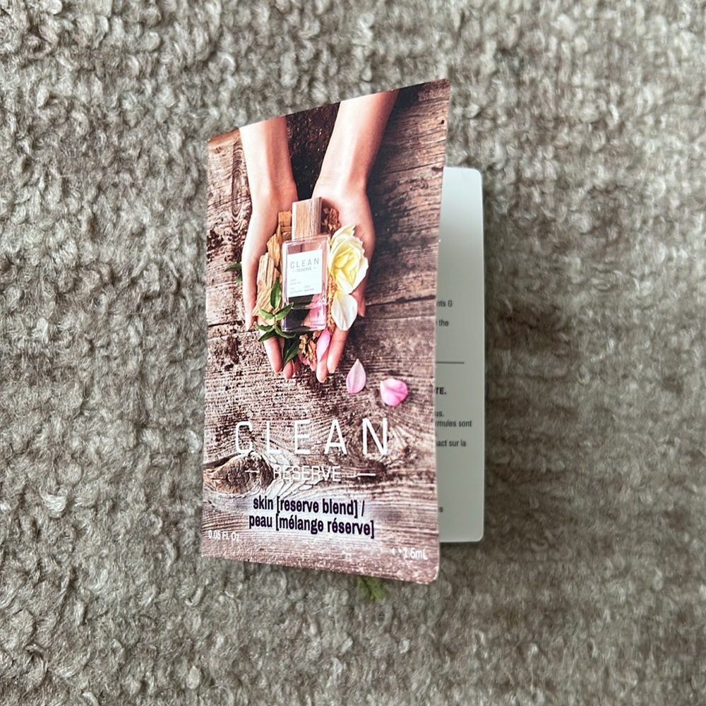❗️LAST 1❗️🤎5 For $25🤎 CLEAN Reserve Skin Women’s Fragrance Sample